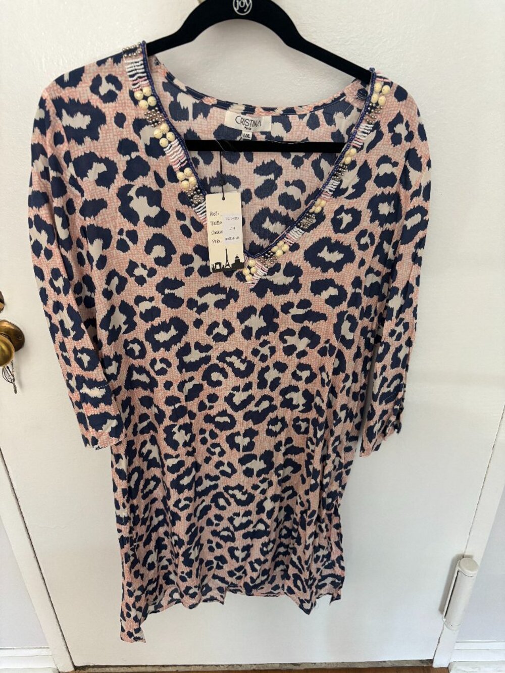 Cristina Women's V-Neck Tunic L/XL NWT